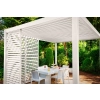 Pergola ogrodowa aluminiowa MIRADOR Premium 111 Delux 3 x 4 m Biały